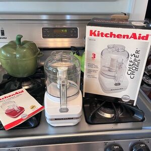 KitchenAid 3 Cup Chef’s Chopper Series Mini Pulse Chopper White